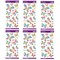 Multipack of 6 - Sticko Themed Stickers - Stained Glass Butterfly, 18pcs